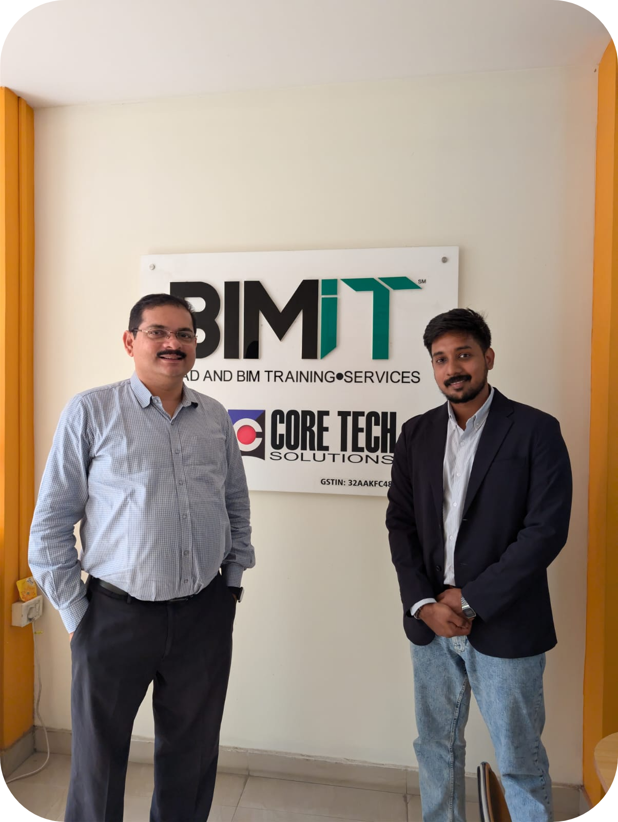 A meaningful meeting with Shravan Krish, Autodesk Learning Partner Manager, and Viju Antony, Director of BIMIT.